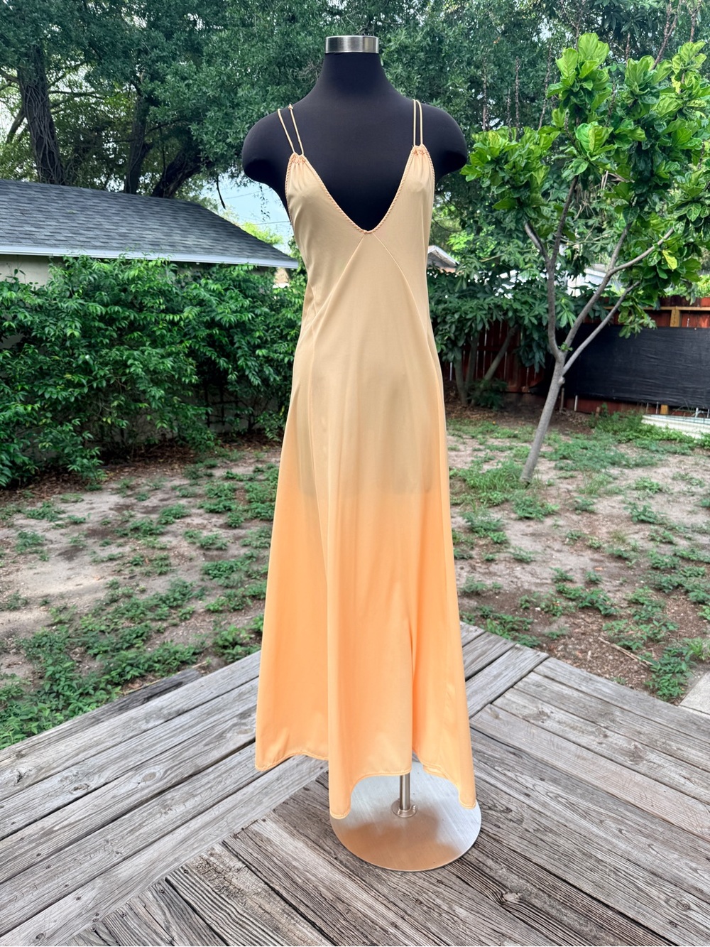 Vintage 1970s RARE Neil Bieff-Arturo Herrera for Bendel’s Studio Slip Dress - Picture 2 of 12